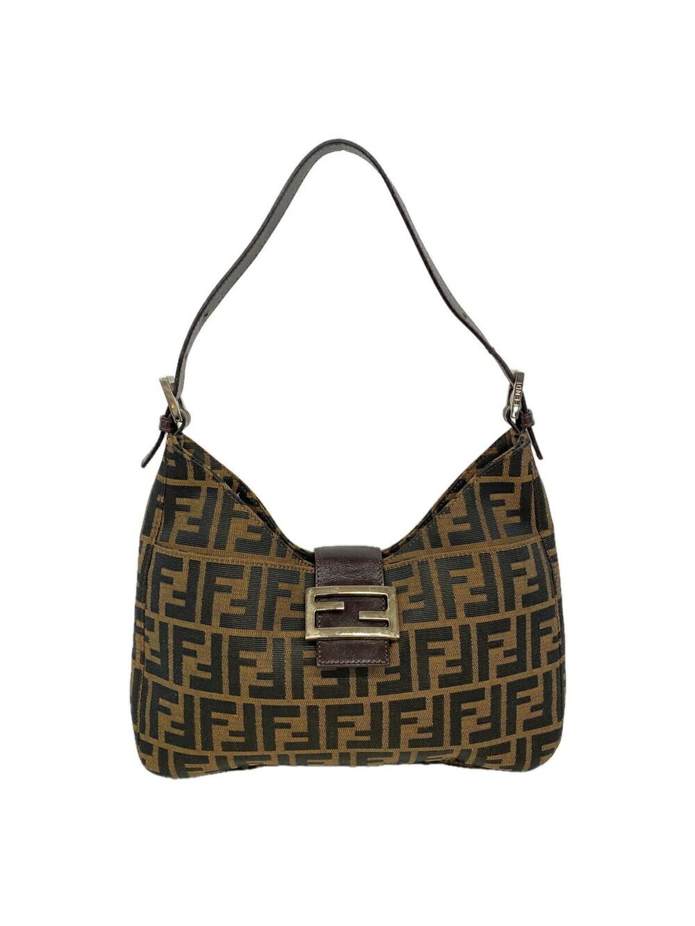 Fendi Vintage Shoulder Bag Zucca Canvas #375886F13B